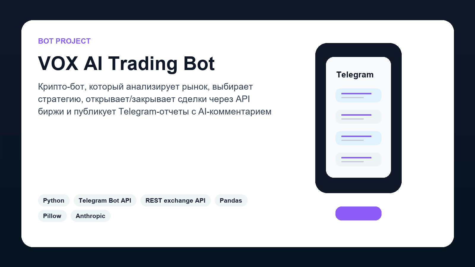 VOX AI Trading Bot